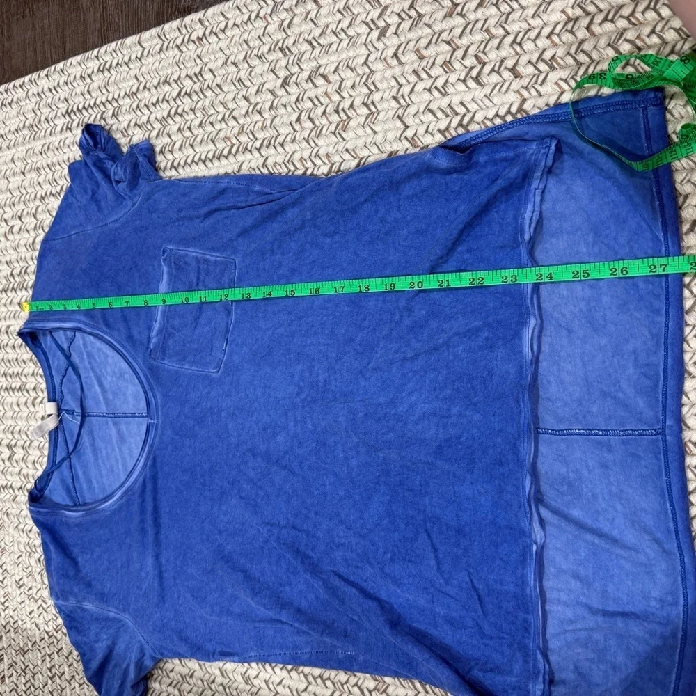 Free People Sapphire Blue Rising Sun T-Shirt
